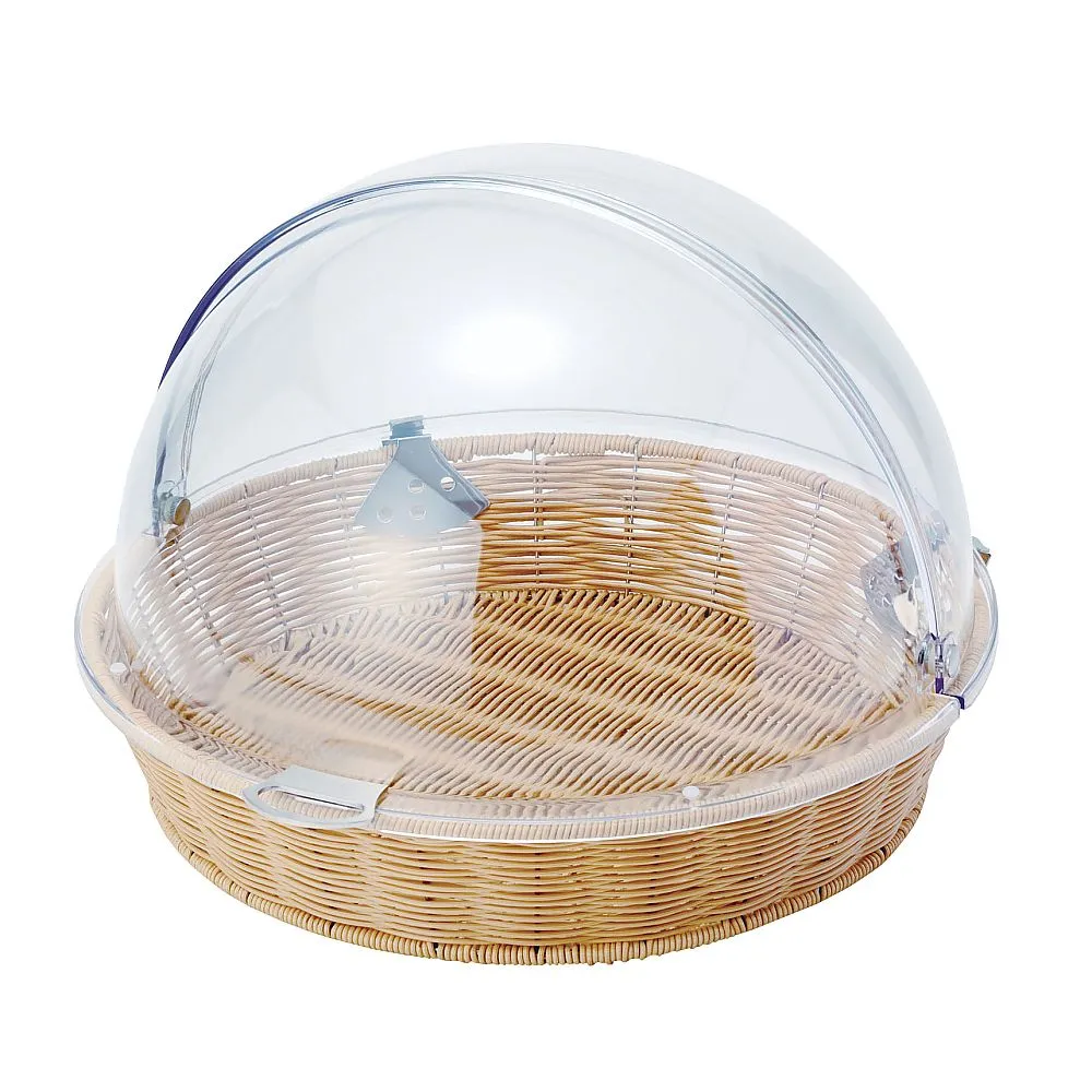 62-6692-91　PP Bakery Basket Round Type 47 with Cover　BB-413-IV