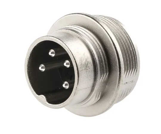 63-7634-84　Amphenol C 091 A系列面板安装连接器，4个触点插头　T3302 000 RS