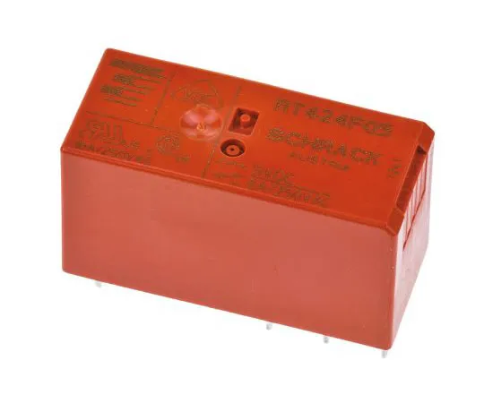 63-7679-65　DPDT PCB安装锁定继电器8A,5V直流电源应用　RT424F05