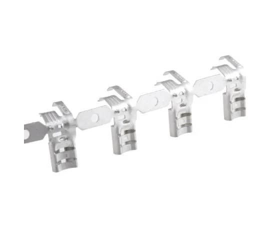 63-7667-05　TEConnectivityFASTON.187系列无绝缘压痕旗杆端子，0.5mm2至1.5mm2,20AWG至16AWG,镀锡　150699-2