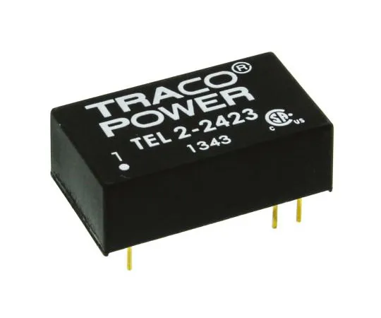 63-7599-87　TRACOPOWER TEL 2 2W隔离DC-DC转换器通过孔，电压在18→36 V直流，电压输出±15V直流　TEL 2-2423