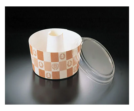 62-6576-88　Chiffon Cup w/Lid White/Emblem Grid Pattern SC-841-A (50 Sheets)