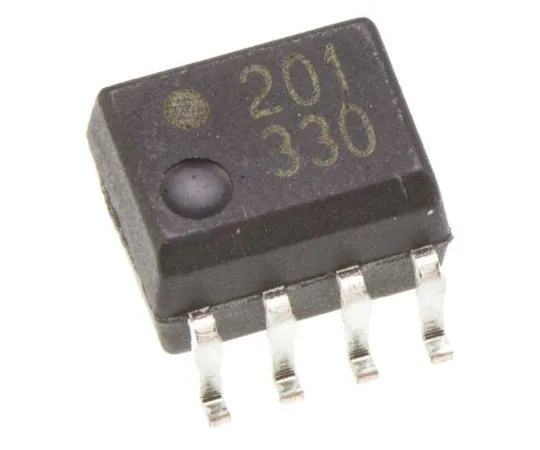 63-7628-49　Broadcom,HCPL-0201-000E直流输入逻辑门输出光耦合器，通孔，8针SOIC　HCPL-0201-000E