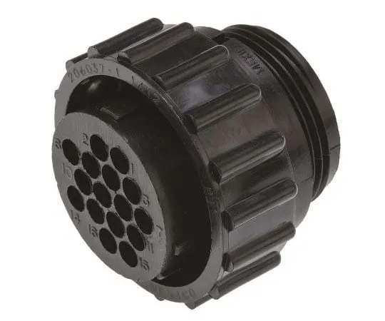 63-7682-29　TE连接器CPC系列1系列电缆安装连接器，16触点插座　206037-1