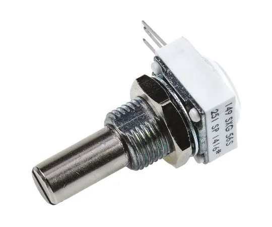 63-7578-12　Vishay 1 Gang旋转式电位仪，直径6.35 mm。轴，250Ω，±10%，1W,线性14910F0GJSX10251KA　14910F0GJSX10251KA