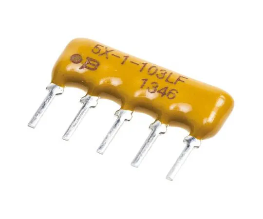 63-7609-37　总线电阻网络470Ω±2% 4电阻，总功率0.63W, SIP封装4600X通孔　4605X-101-471LF