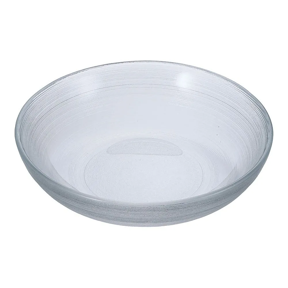 62-6845-65　Glass Japanese Cuisine Sumida Medium Plate No. 2
