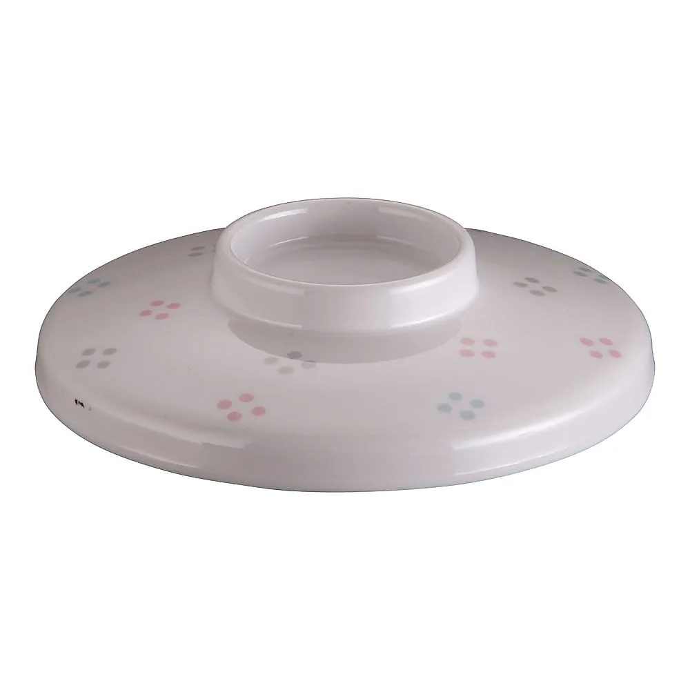 62-6849-72　Melamine 'Hanamon' tea bowl steamed lid　M-229-KA
