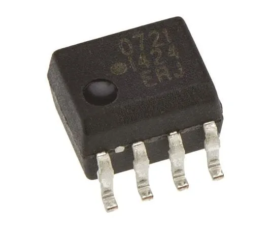 63-7650-06　Broadcom,HCPL-0721-000E直流输入晶体管输出光电耦合器，表面贴装，8针SOIC　HCPL-0721-000E