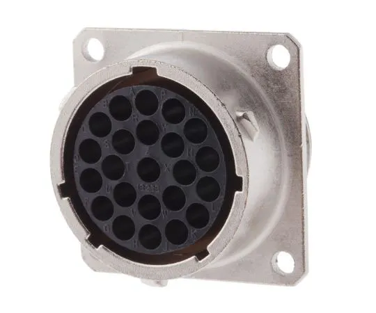 63-7598-69　Souriau UTO系列，23 Way Wall Mount MIL规格圆形连接器收发器，插座触点，外壳尺寸18, Bayonet　UT001823SH6