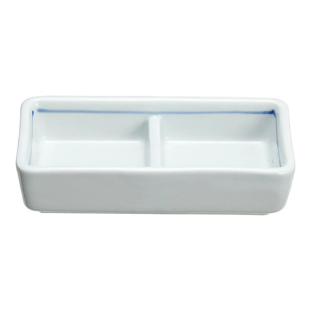 62-6788-68　Celadon Muscle 2 Partition Dish Small　T03-202