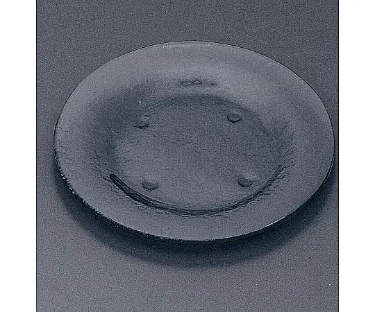 62-6835-90　Tiger Glass Round Plate 205 Gray　163-031-00