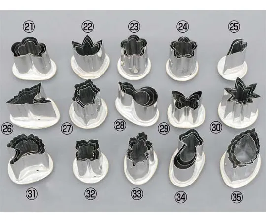 63-7128-83　18-8 Fuchi Nuki-type Autumn Leaves Large　4276010