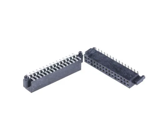 63-7573-25　Santec SFM系列1.27mm间距30道2线直PCB插座，表面贴装，焊点终止　SFM-115-02-S-D-A