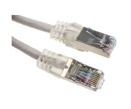 63-7508-49　取消选择被遗忘的灰色Cat5电缆F/UTP,2m公转RJ45/公转RJ45　SPE190719