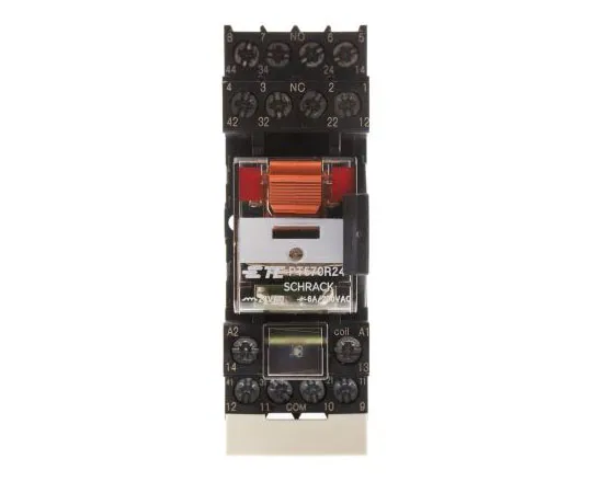 63-7586-68　TEConnectivityPT4PDT非锁定继电器DIN导轨，24V交流线圈　PT5S7RC4 7-1415075-1
