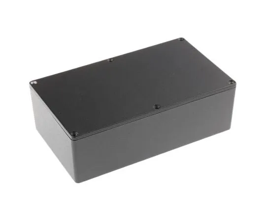 63-7613-13　Hammond 1590,压铸铝圈，IP54,屏蔽，192 x 111 x 57mm　1590R1BK