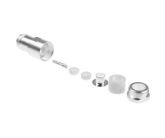 63-7521-86　TE连接50Ω直电缆安装N型连接器，插孔，焊点终止，0→11GHz,RG213/U,RG8A/U　1-1337406-0