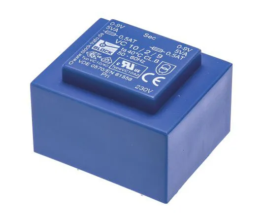 63-7500-50　9VAC2通过孔型PCB变压器输出，10VA　VC 10/2/9