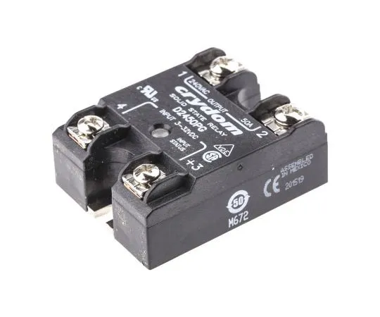 63-7503-48　Sensata/Crydom 50 A固态继电器，0交叉，面板安装，SCR, 280 V rms最大负载　D2450PG