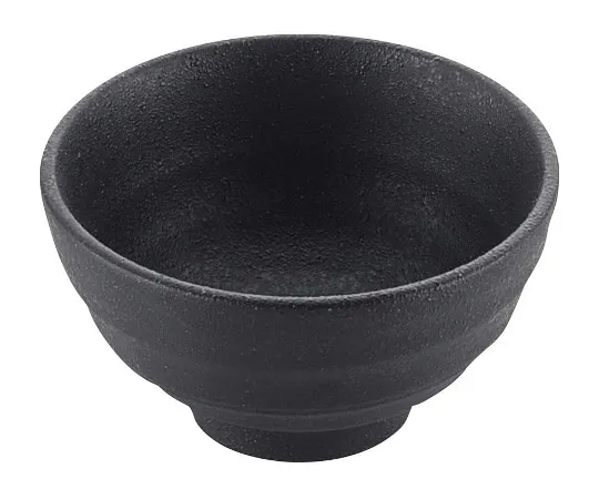 63-7197-34　Tenmoku Sand Iron Rice Bowl 4 cm (φ120)　8180020