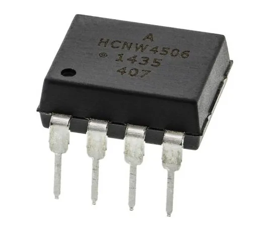 63-7628-50　Broadcom,HCNW4506-000E直流输入转换器，开放式收集器输出光电耦合器，通孔，8针PDIP-W　HCNW4506-000E