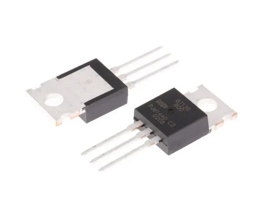 63-7577-67　BT139-80016A,800V, TRIAC,门触发器1.5V70mA,3引脚，通孔，TO-220ABWeEn半导体有限公司　BT139-800,127