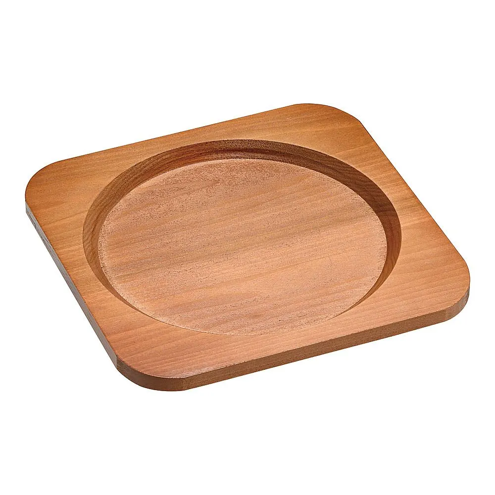 62-6731-09　Paella Nabe Special Wooden Platform 22 cm