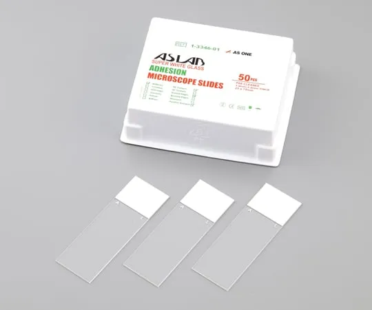1-3346-01　［已停用］ASLAB防剥落霜滑玻璃 (边缘抛光) 90°50件　90