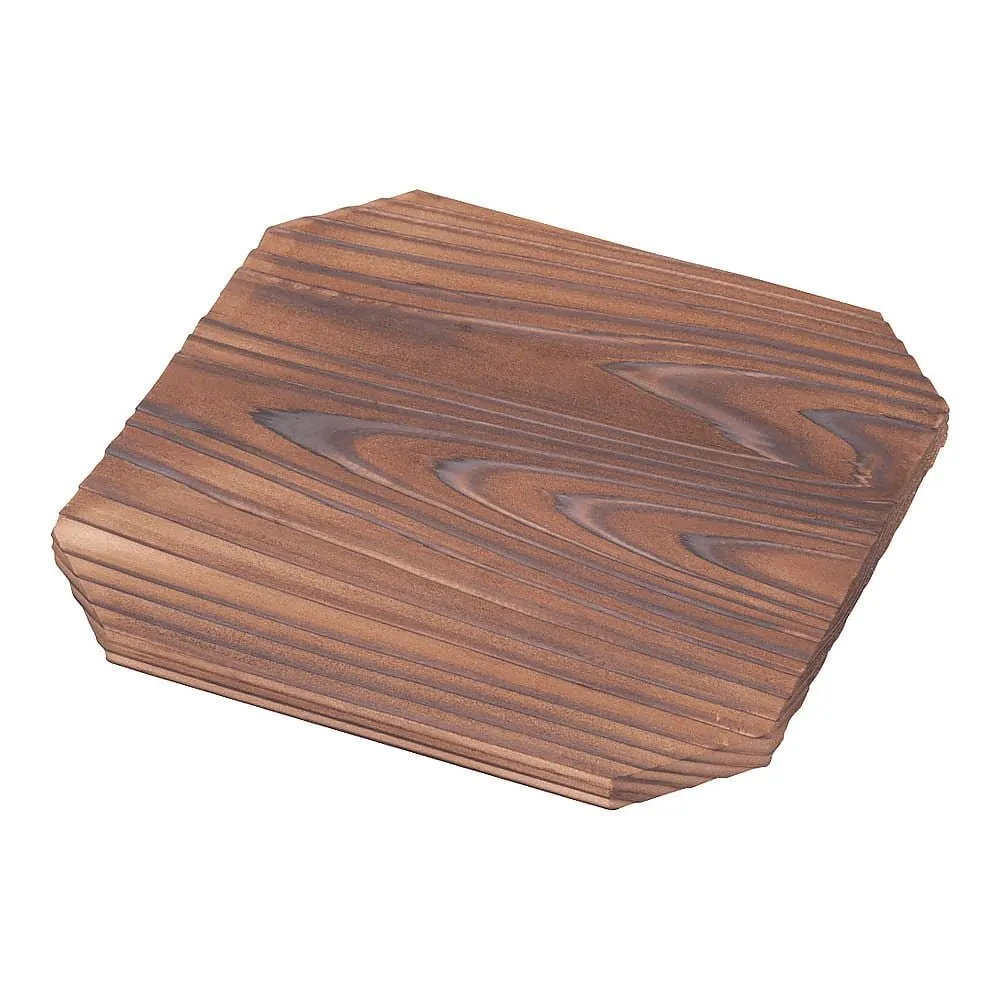 62-6792-95　Yakesugi octagon board 18 cm