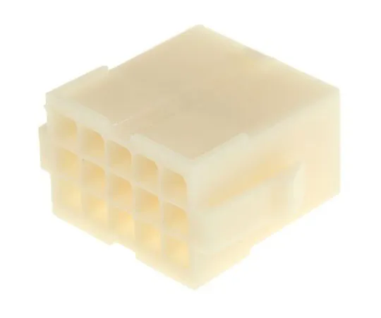 63-7576-97　TE Connectivity微型通用MATE-N-LOK女性连接器外壳，4.2毫米间距，15路，3排　172163-1
