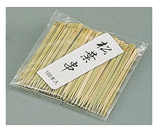 62-6505-59　Bamboo Matsuba Skewers (100 pcs) 120 mm