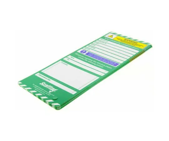 63-7664-98　ScaffTag梯形标签插入，橙色　SCF04A/O