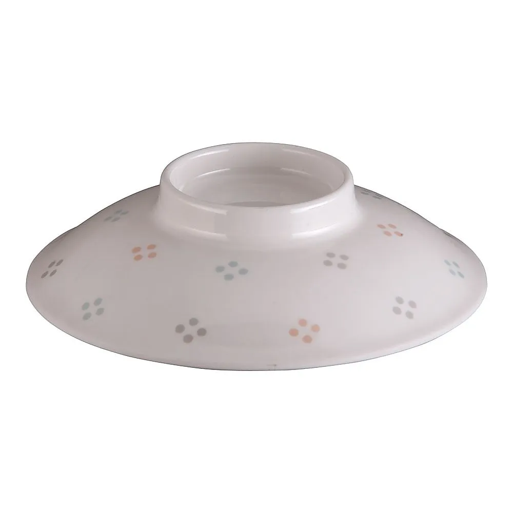 62-6849-66　Melamine 'Hanamon' rice bowl lid　M-355-KA