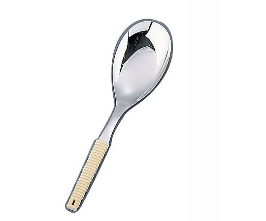62-6790-49　18-8 Flavors Deluxe Help Spoon Large Ivory