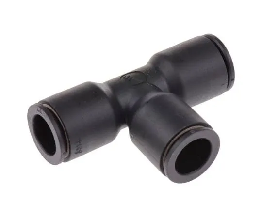 63-7491-99　Legris 3104气动Tee管到管适配器，推入12 mm x推入12 mm x推入12 mm　3104 12 00