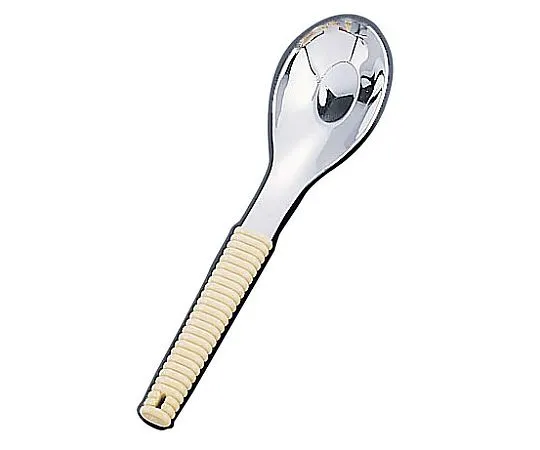 62-6790-37　18-8 Flavor Douraku Clay Pot Spoon Ivory