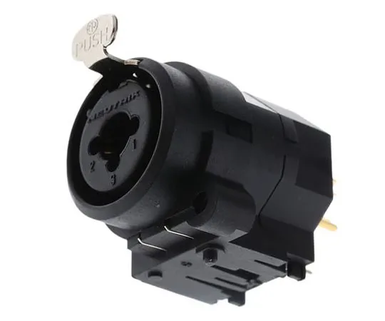 63-7550-60　Neutrik 6 Way Panel Mount XLR Connector, Female to Female, Gold over Nickel Plated Contacts, 50 V　NCJ9FI-S