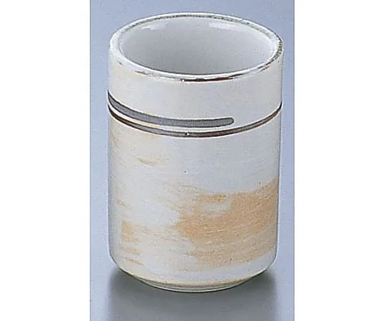 62-6844-74　White brush medium tea cup　D03-59