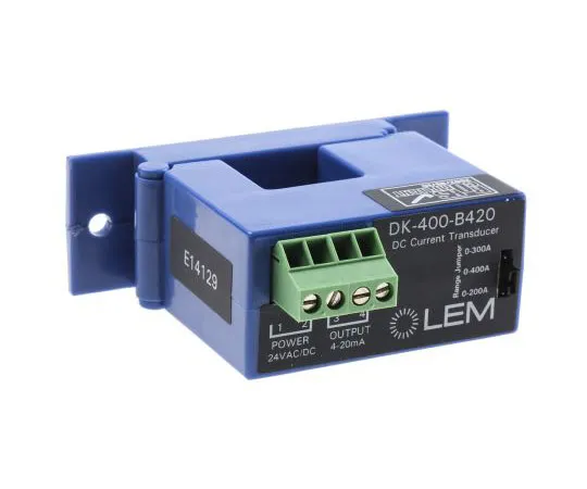 63-7548-38　LEM DK系列电流传感器，400A标称电流，4→20mA输出电流　DK 400 B420