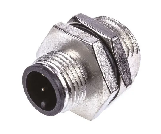 63-7667-71　TE ConnectivityM12系列M12面板安装连接器，3个触点插头　1838893-1