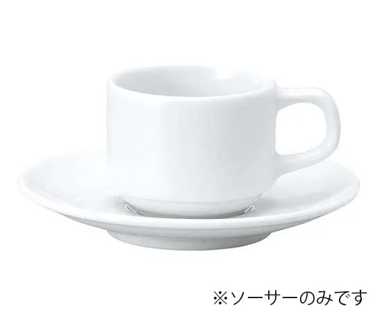 63-7193-99　Giso China Saucer 4604 White　7628590