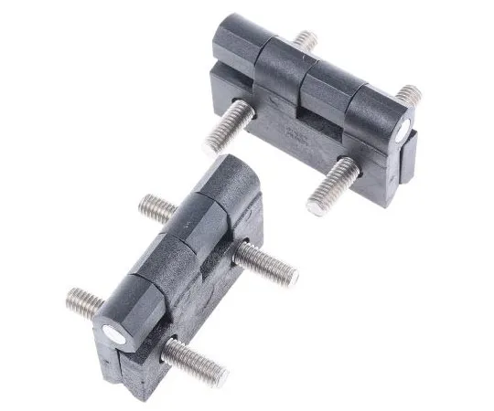 63-7529-23　聚酰胺圆柱铰链螺栓连接，50mm x 50mm x 6mm　54-A-3032