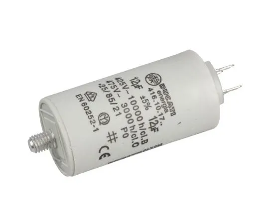 63-7519-76　Ducati Engia 12μF聚丙烯电容器PP450Vac±5%公差螺母4.16.10系列　4.16.10.17.64