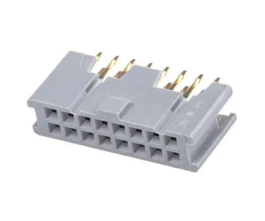 63-7593-05　3M 8500系列2.54毫米间距16道2线直PCB插座，通孔，焊点终止　8516-4500PL