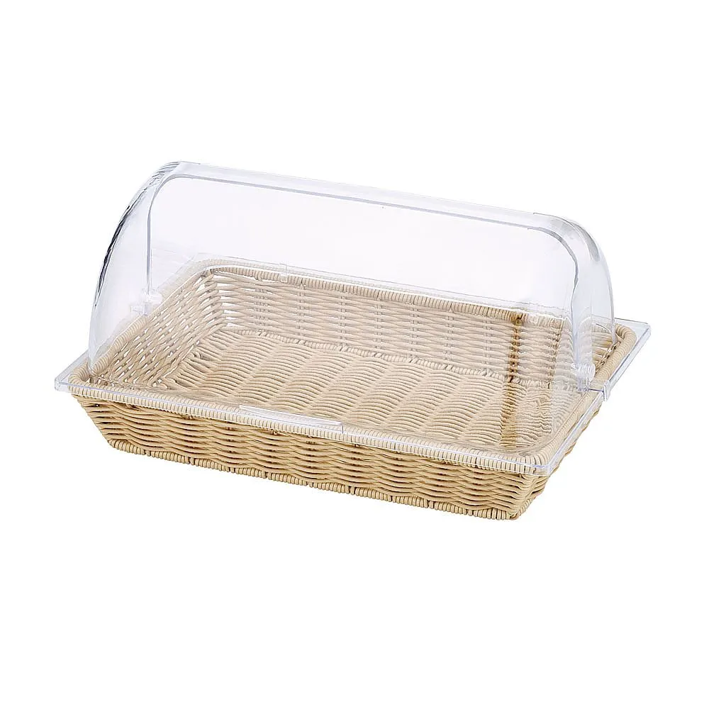65-3878-31　PP Square Buffet Basket 42 Type with Cover　BB-4228C-IV