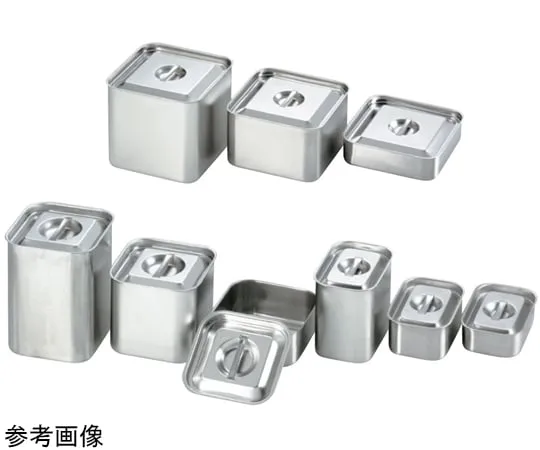 67-2400-13　18-8 Square Stainless SteelPot (Without Lid and Hands) 13 L　SH-3010NH