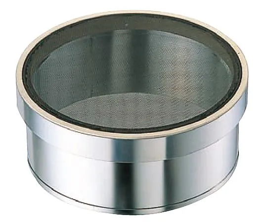 69-5185-23　Stainless Steel Frame Lining Strainer Set with Rubber Stainless Steel Clad (6.5 Mesh) 33 cm　6622300