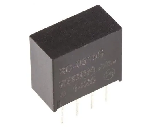 63-7673-26　回收RO 1W隔离DC-DC转换器通过孔，电压在4.5→5.5 V直流，电压出15V直流　RO-0515S
