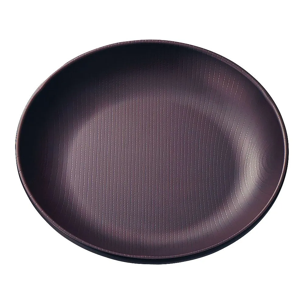 62-6852-21　Wallna Plate 21 cm Dark Brown